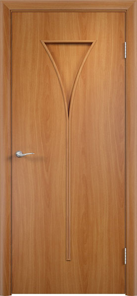 Ламинированная дверь С-4 Рюмка глухая миланский орех от производителя фабрики Верда Ламинированная дверь С-4 Рюмка глухая миланский орех от производителя фабрики Верда